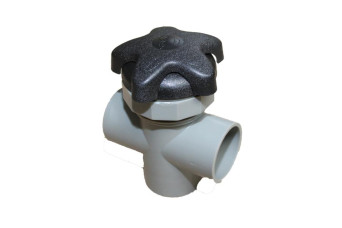  Passion | Diverter Valve 2 S x 2" S x 2" S, Star Handle, Black" 150493-30